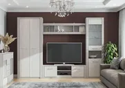 Стенка в гостиную Гамма 20 серия 4 (Просто хорошая мебель, SV-мебель)